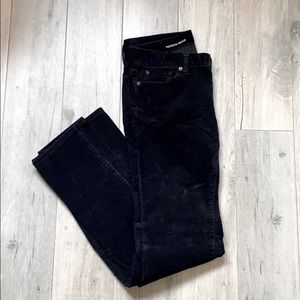 LOFT Black Corduroy Boot Cut Jeans